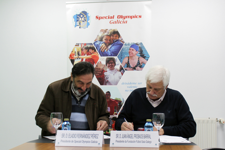 La Fundación Fútbol Sala Gallego (FFSG) y Special Olympics Galicia unidas por el deporte inclusivo